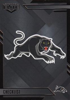 2020 NRL Elite - Mojo Black Diamond #MBD091 Penrith Panthers Checklist Front
